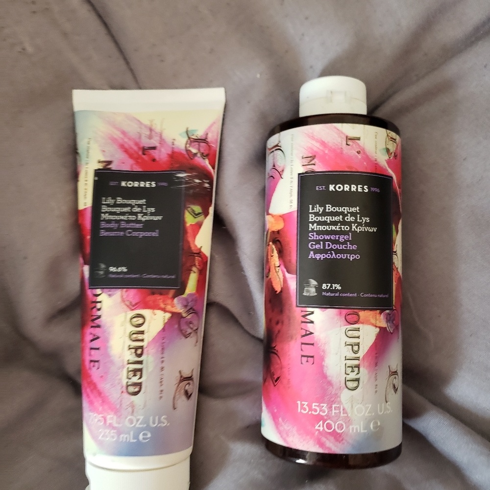 Korres Body Wash & Body Cream